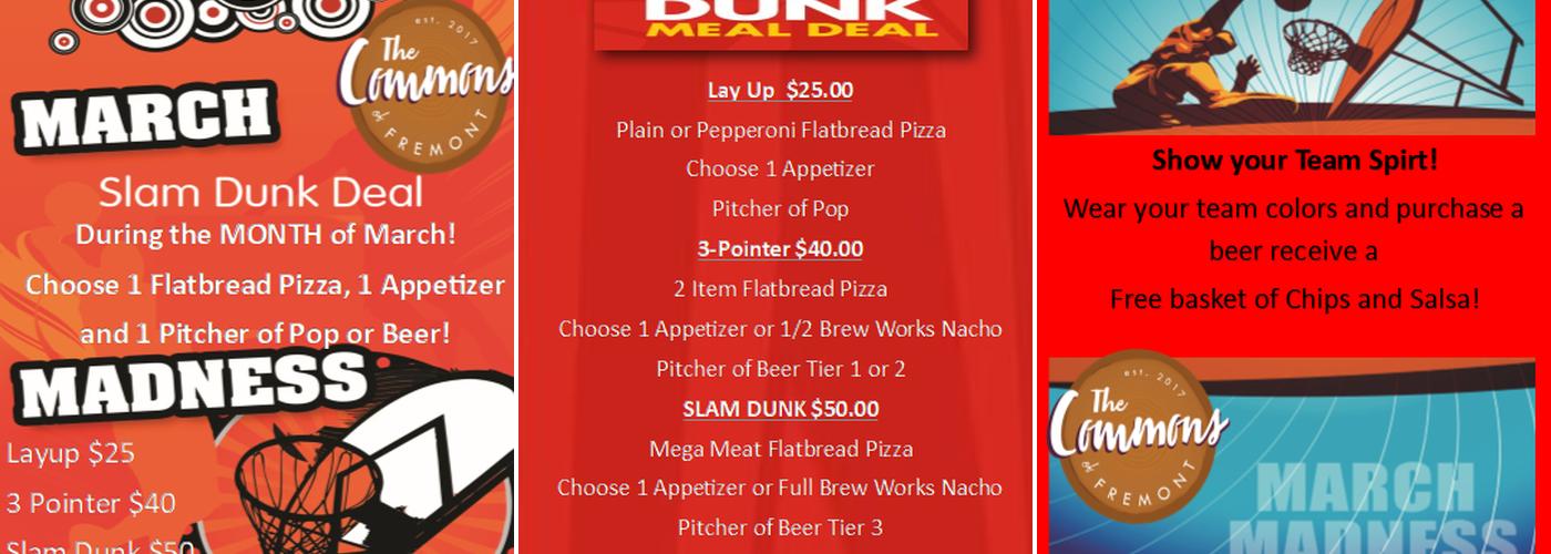 The Commons Of Fremont Menu