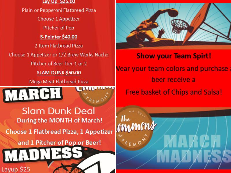 The Commons Of Fremont Menu