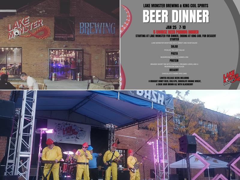 Lake Monster Brewing Company Menu