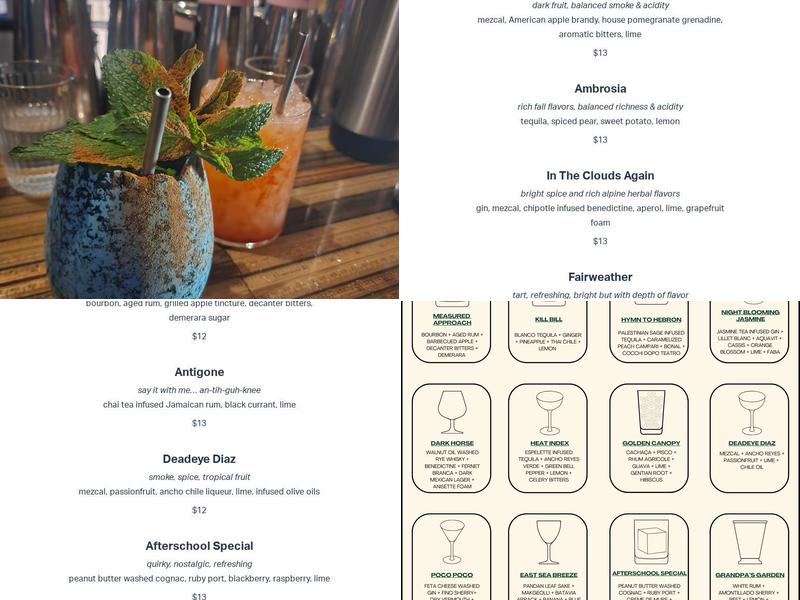 Drastic Measures Menu