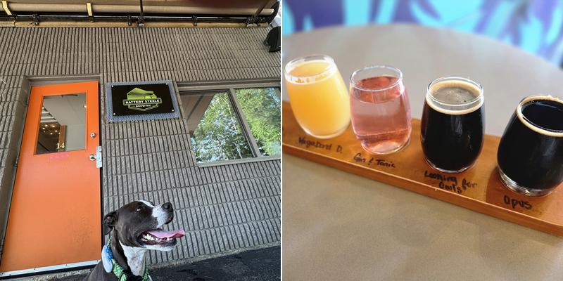 Battery Steele Brewing Menu