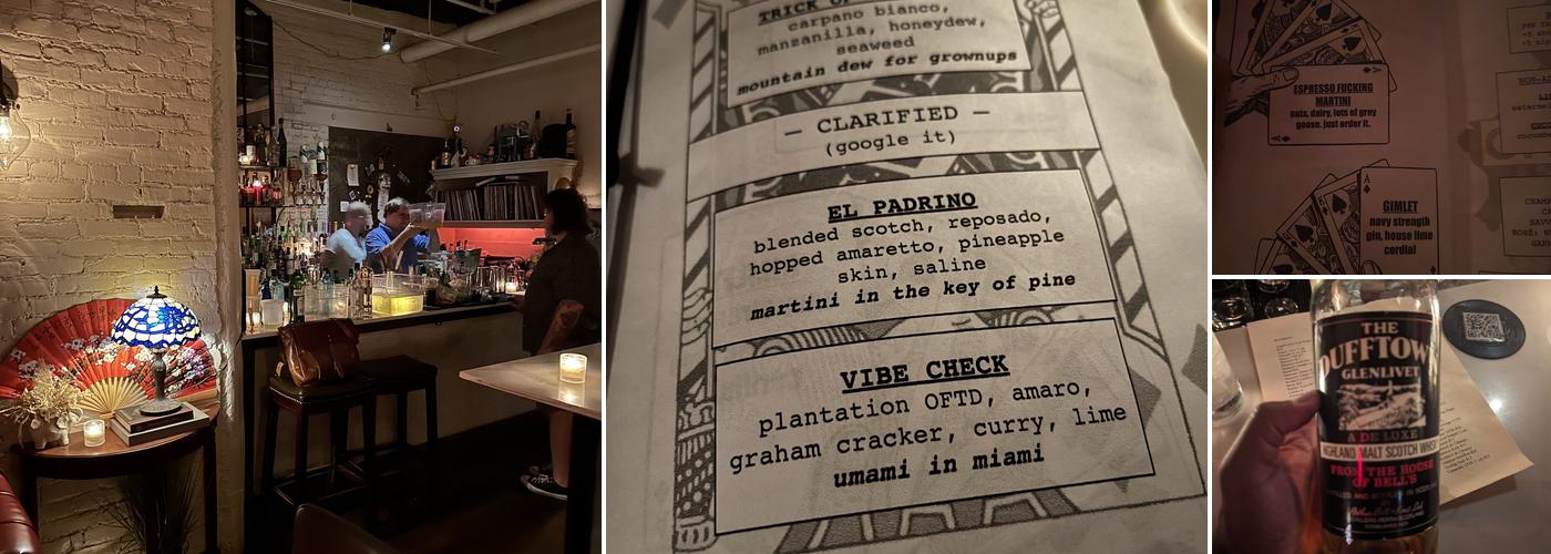 OFFSUIT Menu