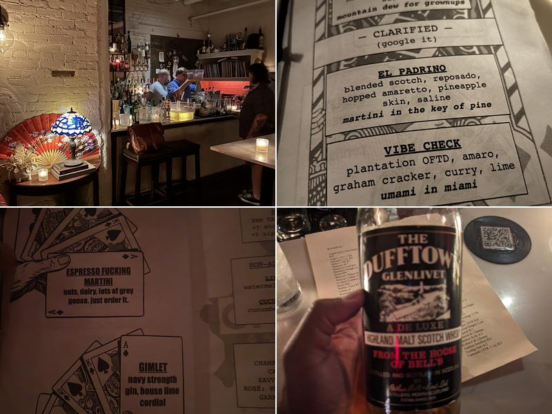 OFFSUIT Menu