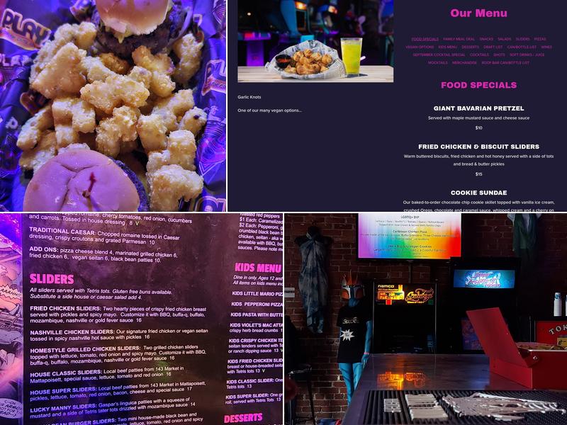 PLAY Arcade Menu