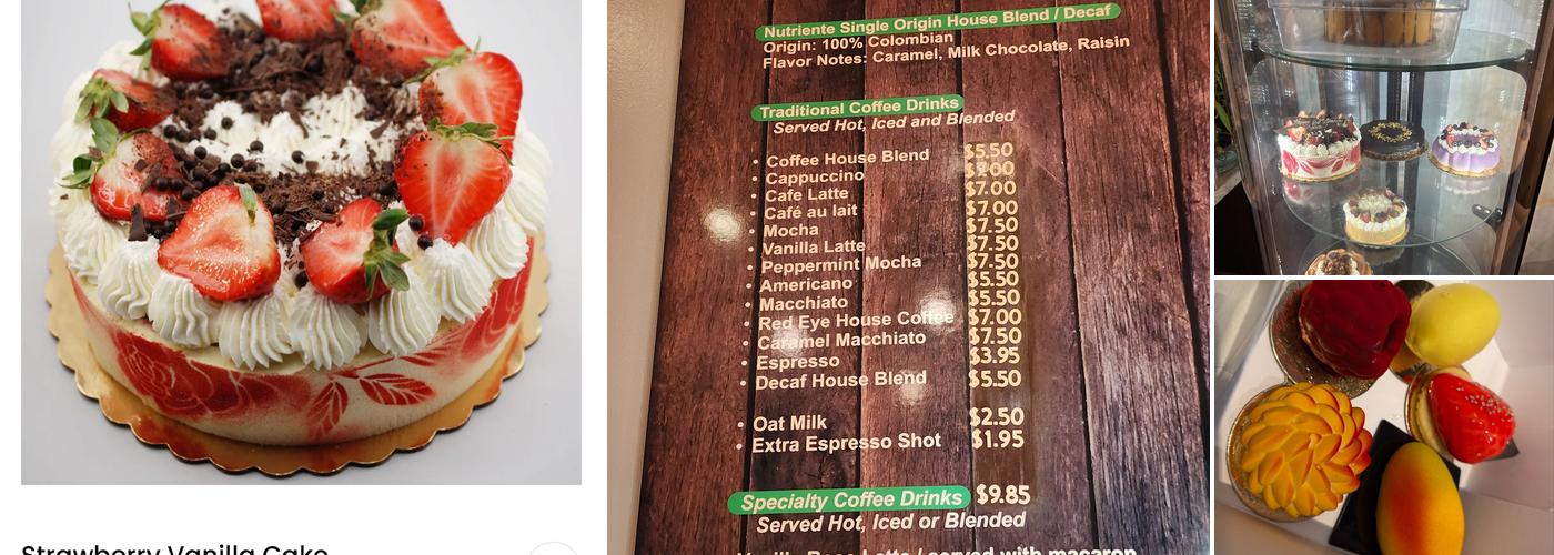 Nutriente Pastry Studio Menu