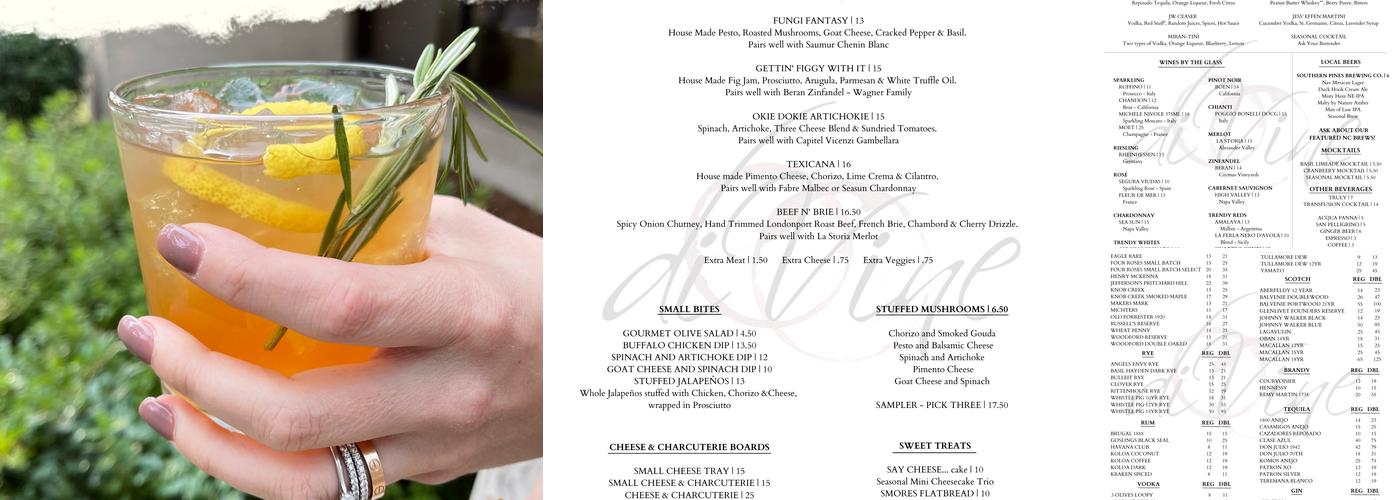 diVine Lounge Menu