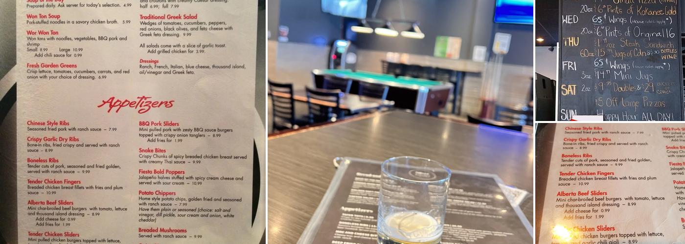 Silver Point Pub & Eatery Menu