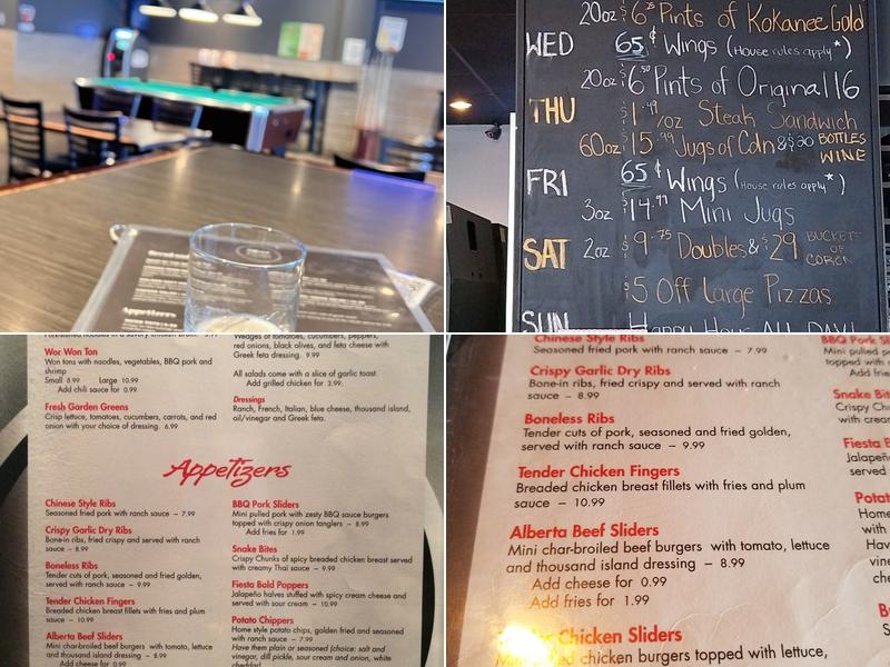 Silver Point Pub & Eatery Menu
