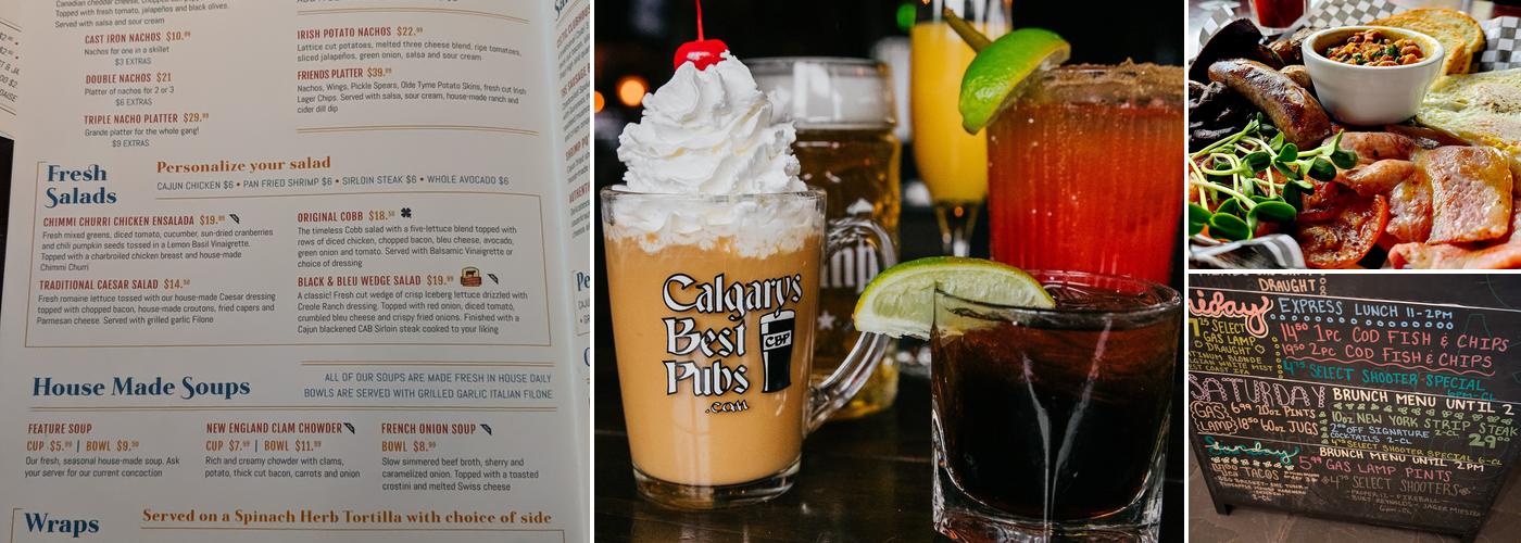 Limericks Traditional Public House Menu