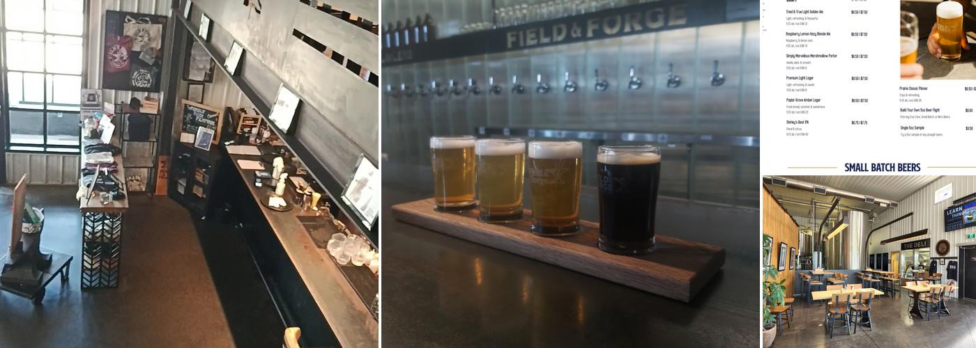 Field & Forge Brewing Co. Menu