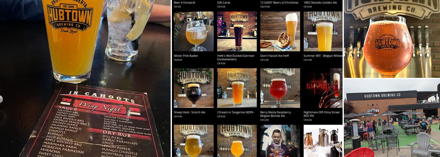 Hub Town Brewing Menu