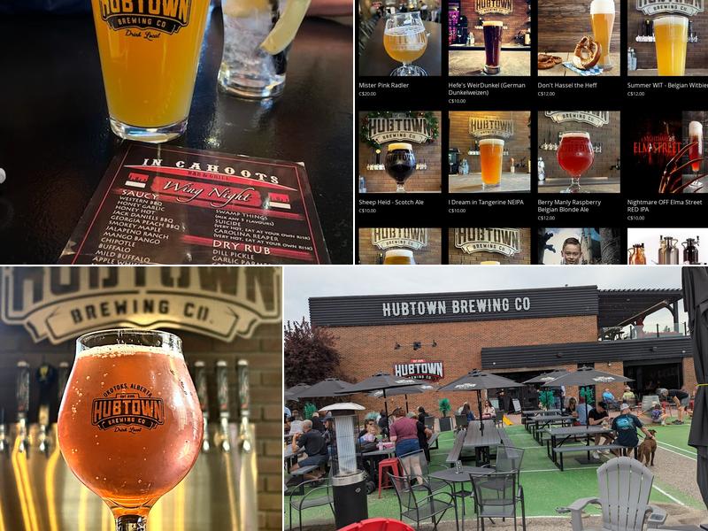 Hub Town Brewing Menu