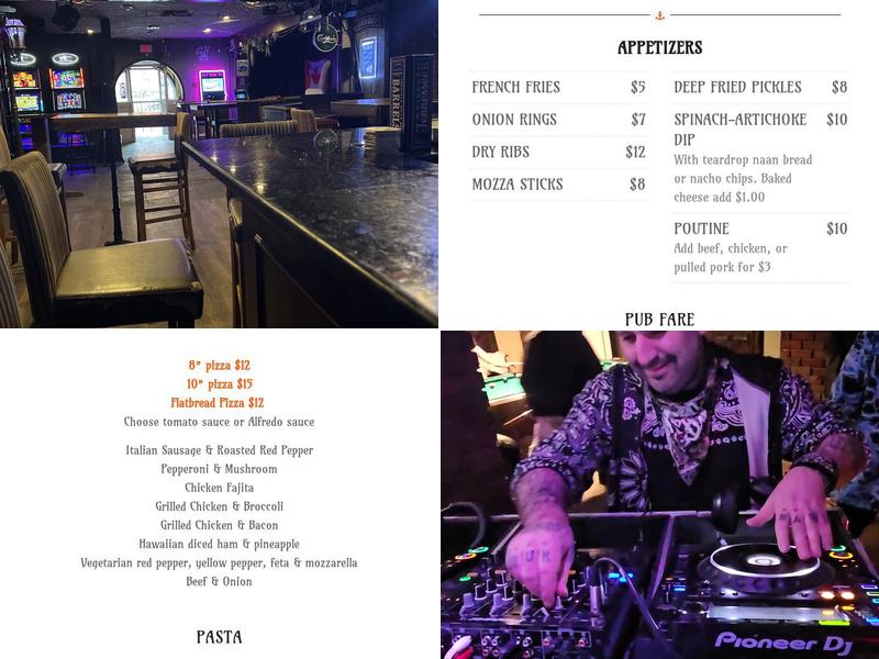 Dockside Pub & Grill Menu