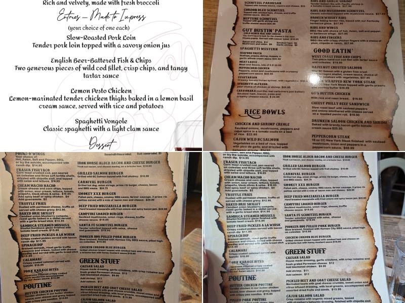 The Broken Whisk Menu