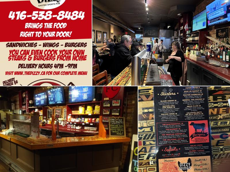 The Dizzy Pub Menu