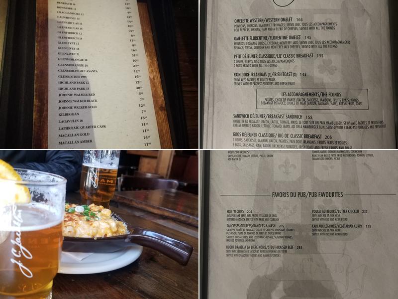 Ye Olde Orchard Pub & Grill Menu