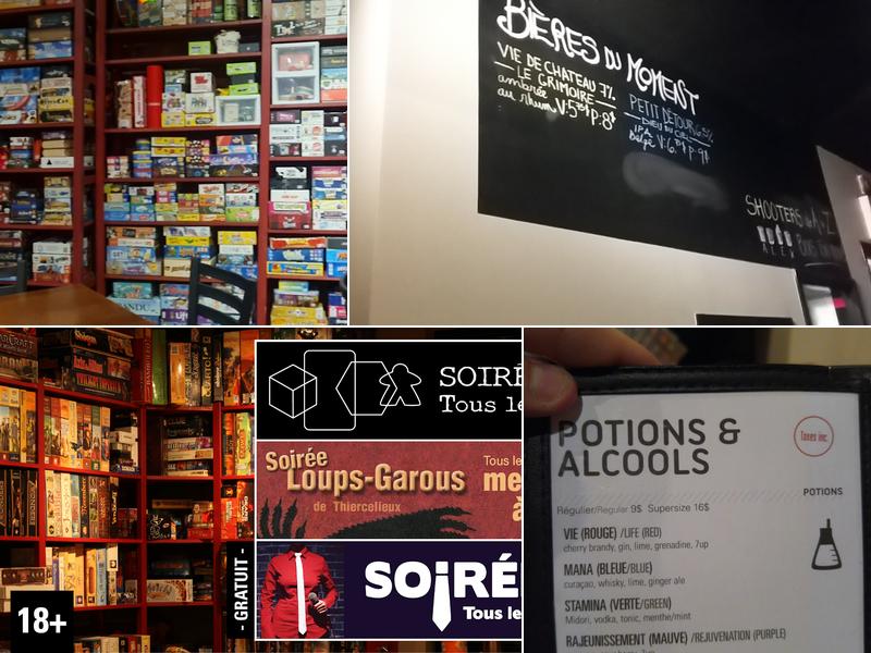 Randolph Pub Ludique Quartier Latin Menu