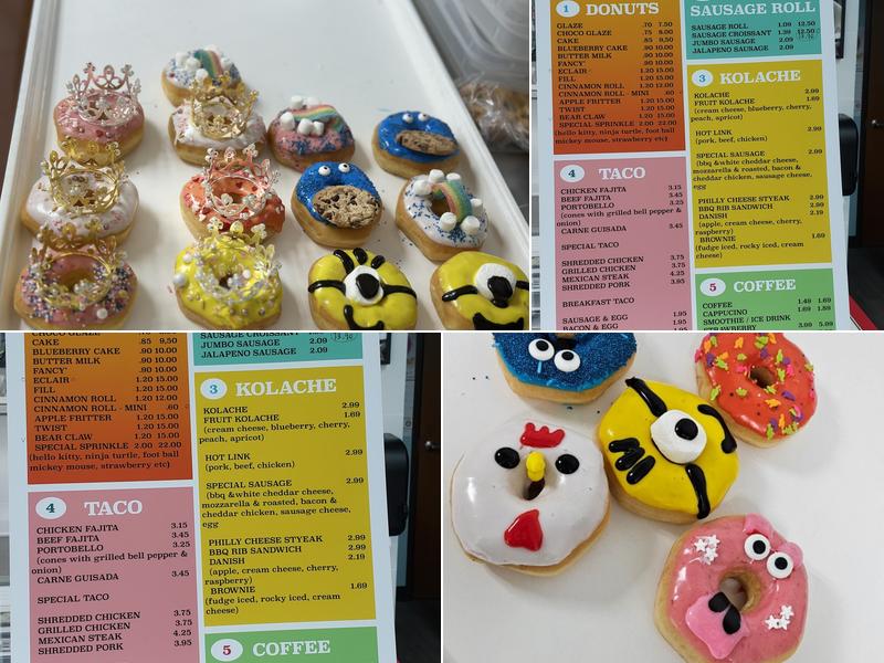 Captain Donuts Menu