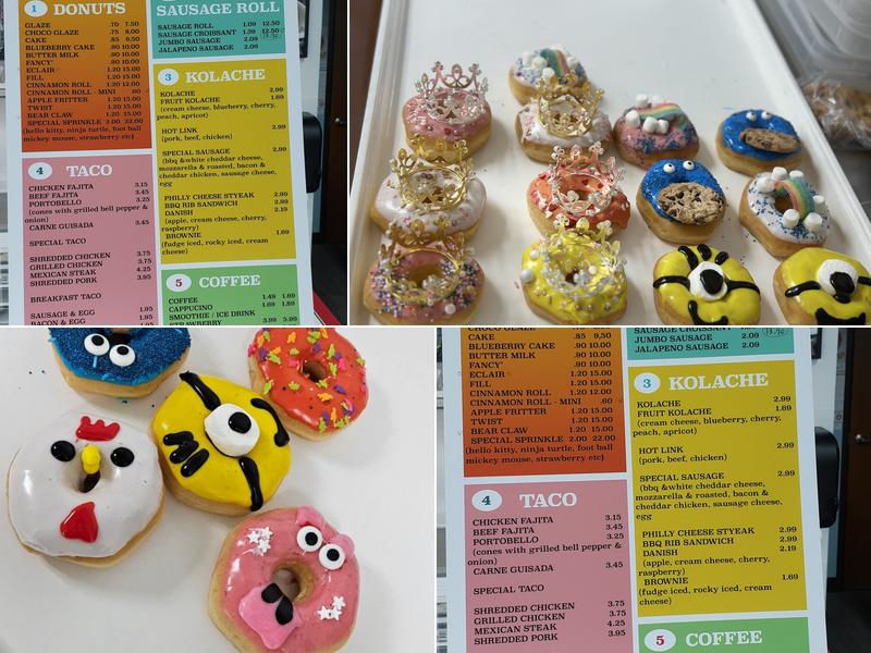 Captain Donuts Menu