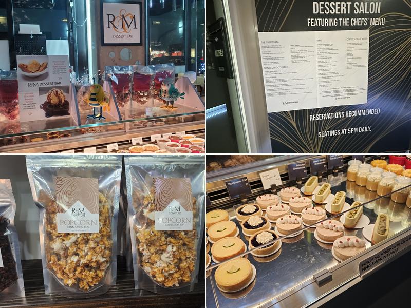 R+M Dessert Bar Menu