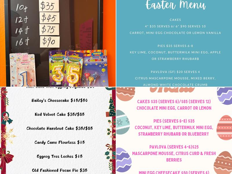 Grand Restaurant - Phoenix Bakery Menu