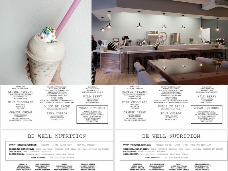 Be Well Nutrition Menu