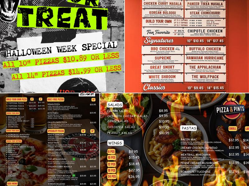 Venture Pizza Menu