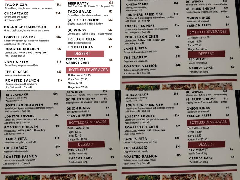 Mommiana’s dough Menu