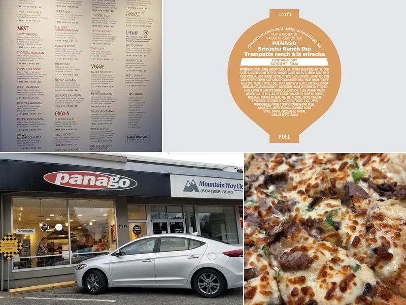 Panago Pizza Menu