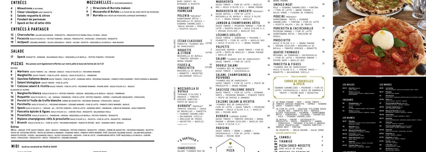 Pizzéria NO.900 - Fleury, Montréal Menu