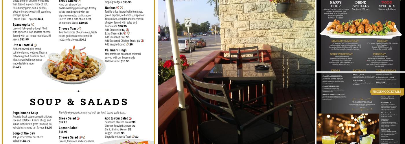 Santa Lucia Pizza Main St. Menu