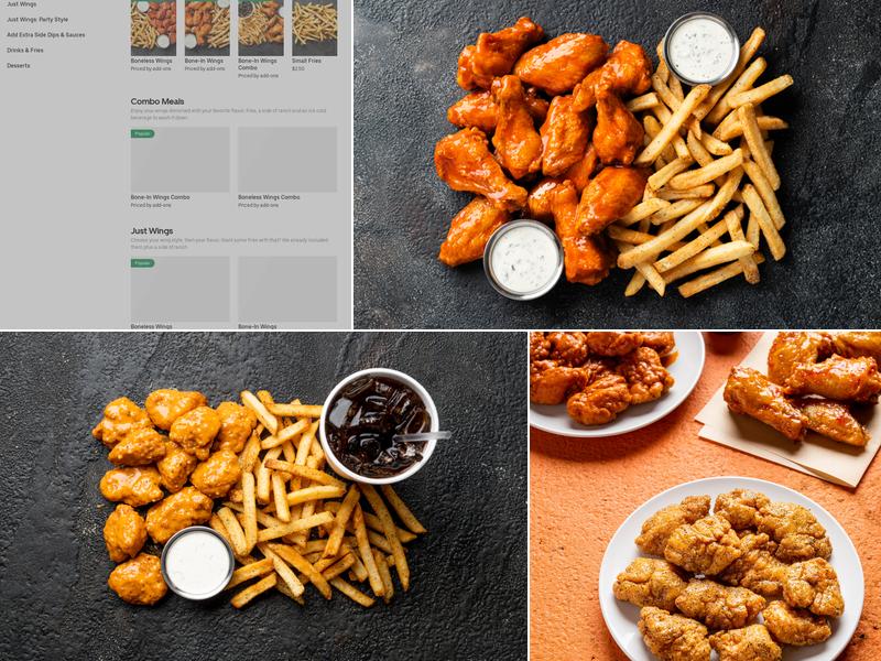 It's Just Wings Menu