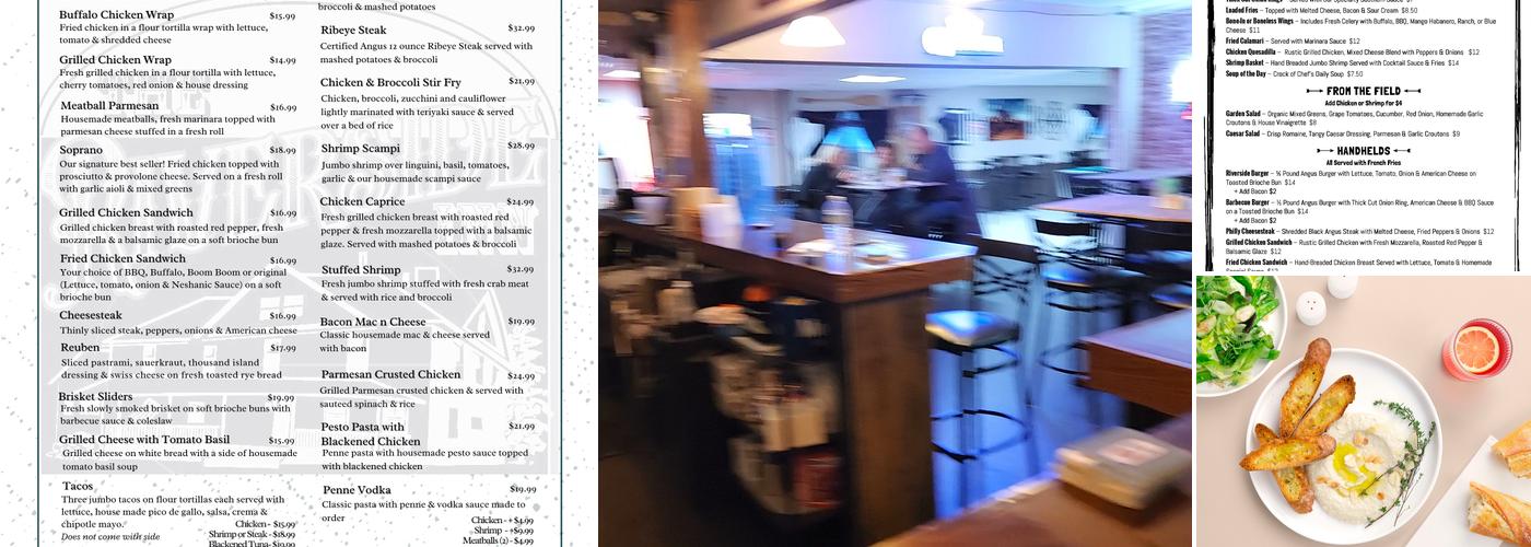 Riverside INN - Neshanic Menu