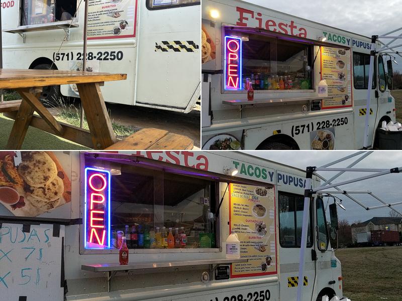 Fiesta Tacos and Pupusas Menu