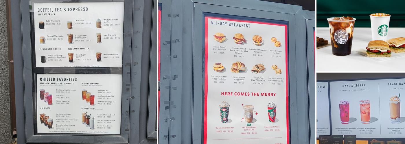 Starbucks Menu