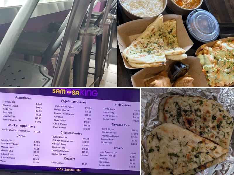 Samosa King Menu