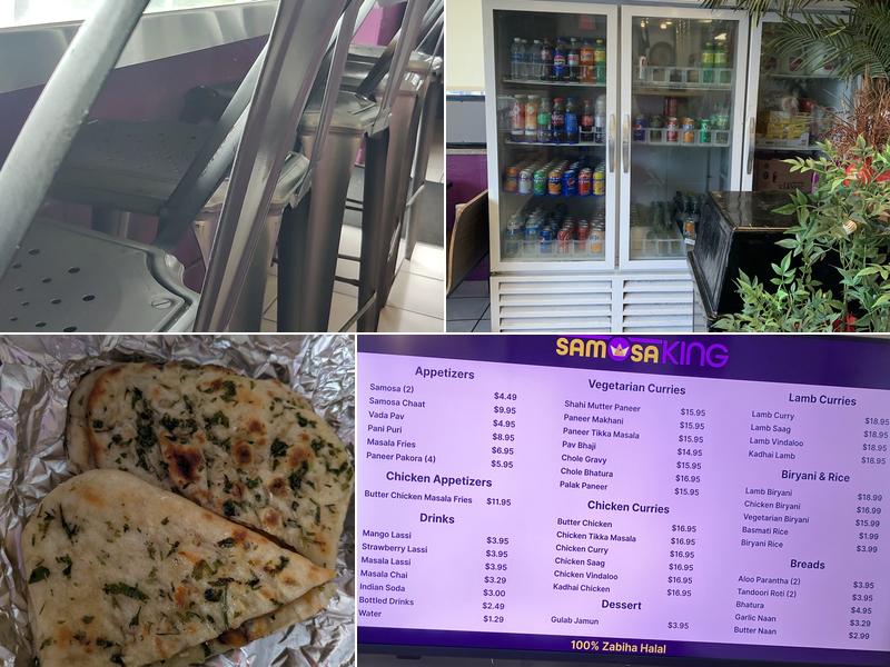 Samosa King Menu
