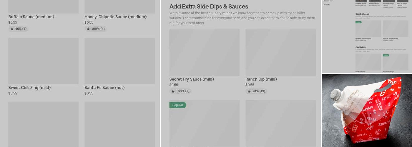 It's Just Wings Menu