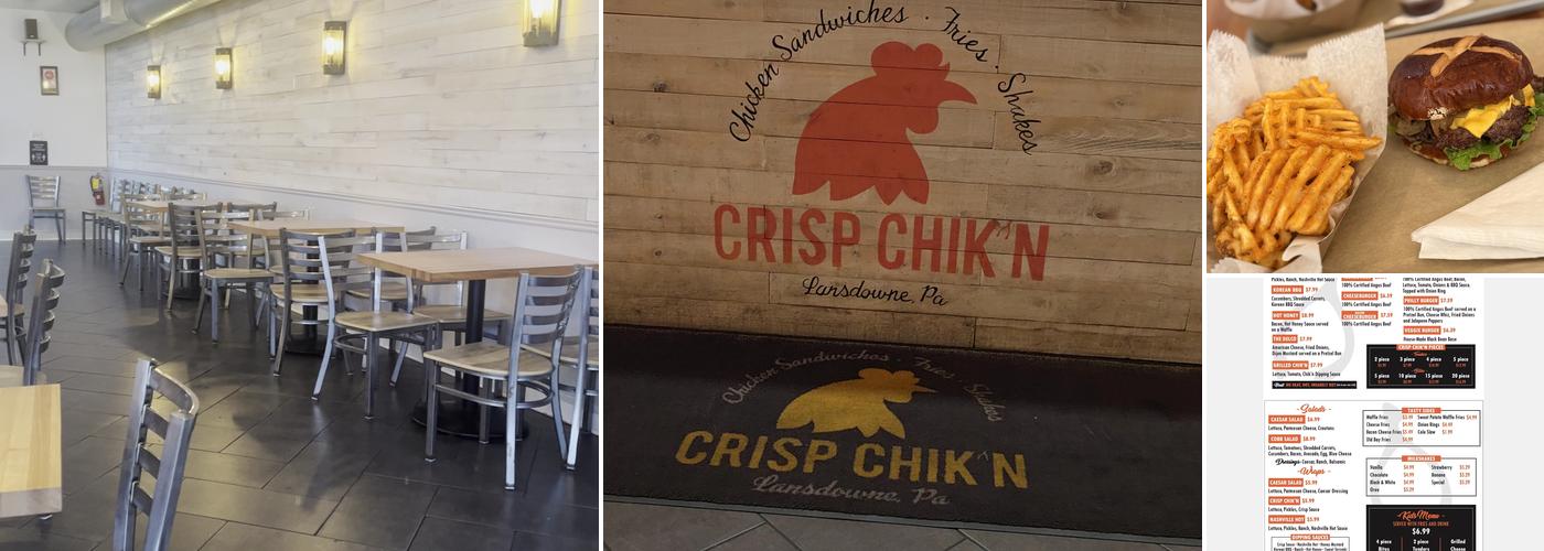 CRISP CHIK'N Menu