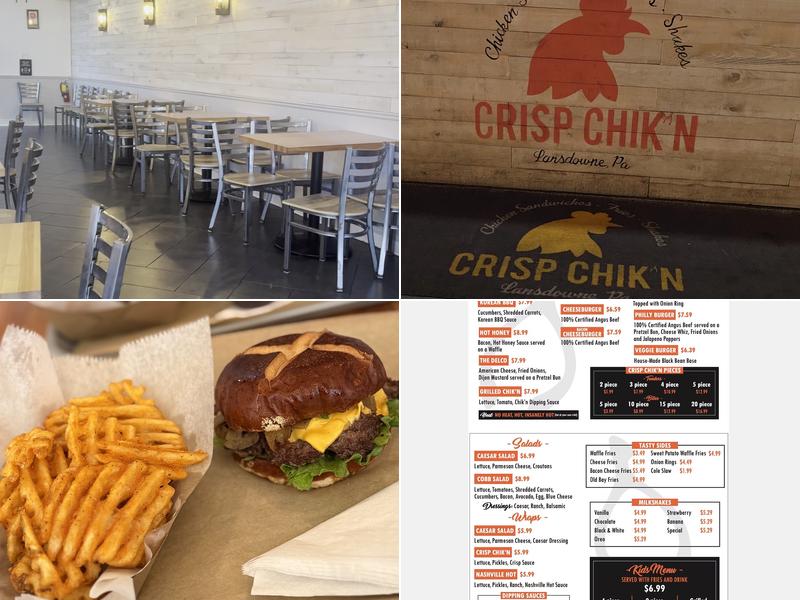 CRISP CHIK'N Menu