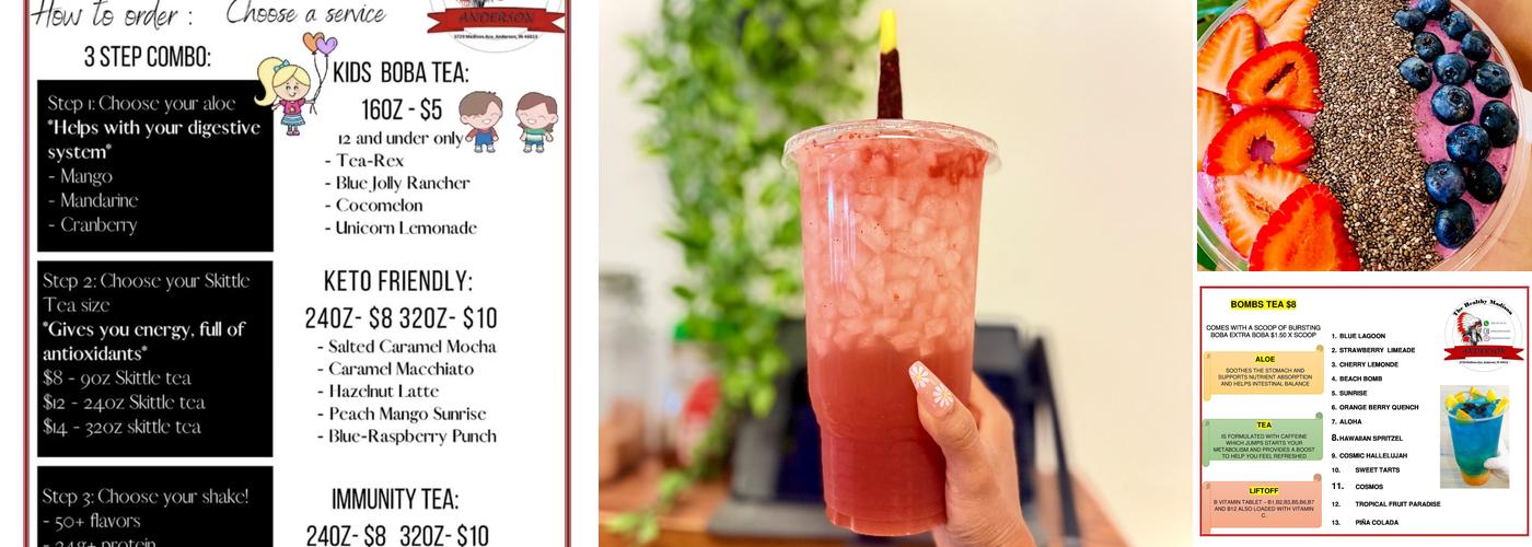 Shakes Anderson Menu