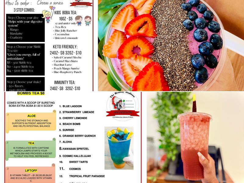 Shakes Anderson Menu