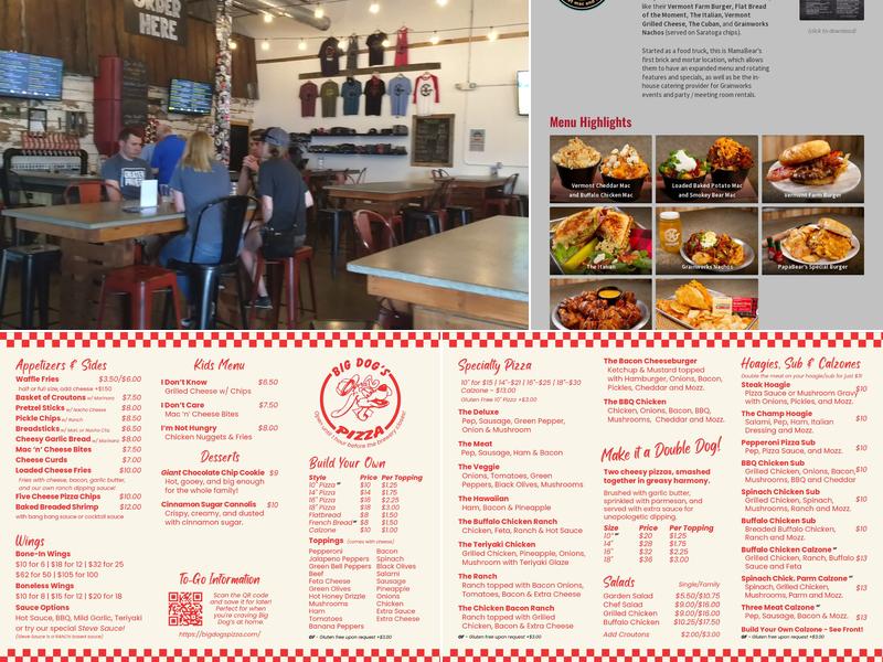 Grainworks Brewing Company Menu