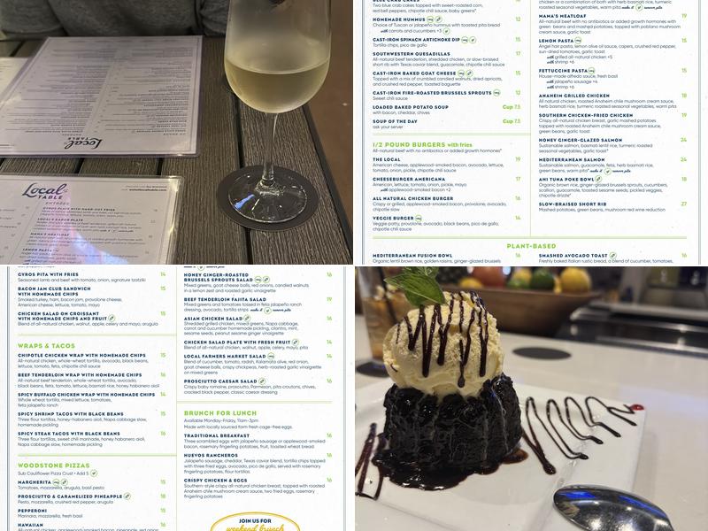 Local Table Menu