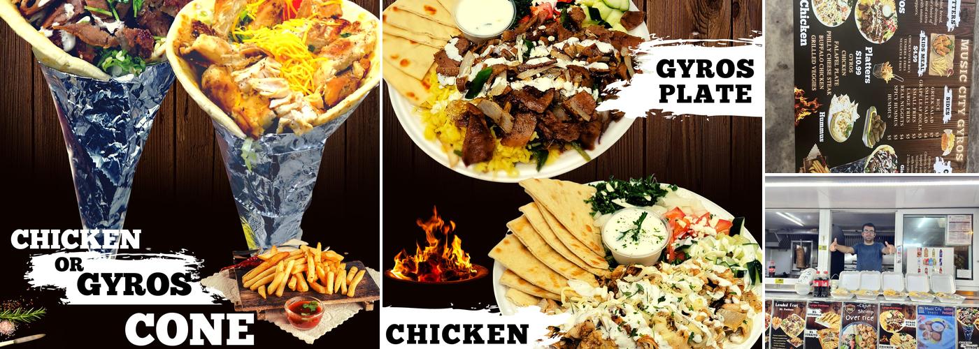 music city gyros Menu