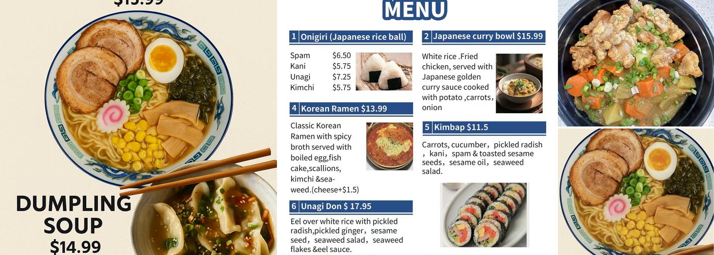 Pokee Xpress Menu