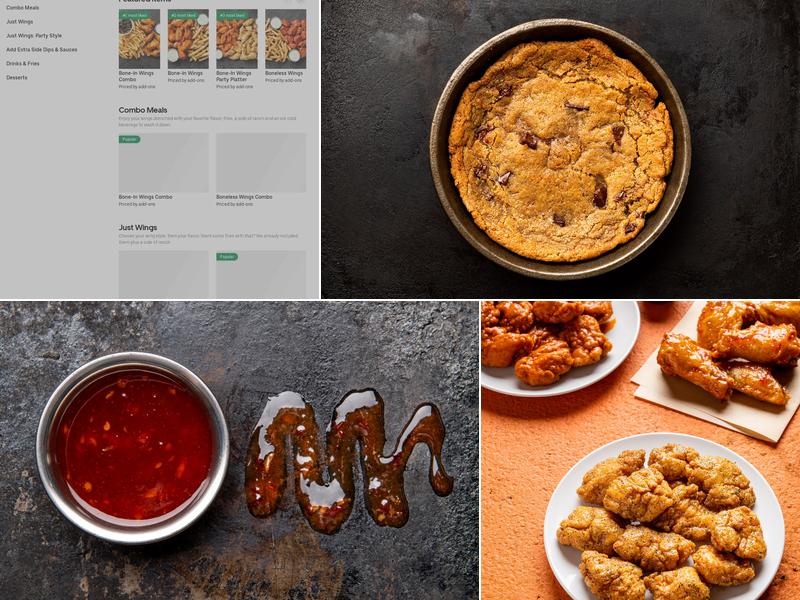 It's Just Wings Menu