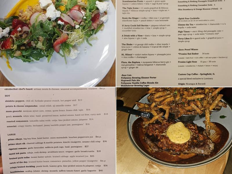 Luminary Kitchen & Provisions Menu