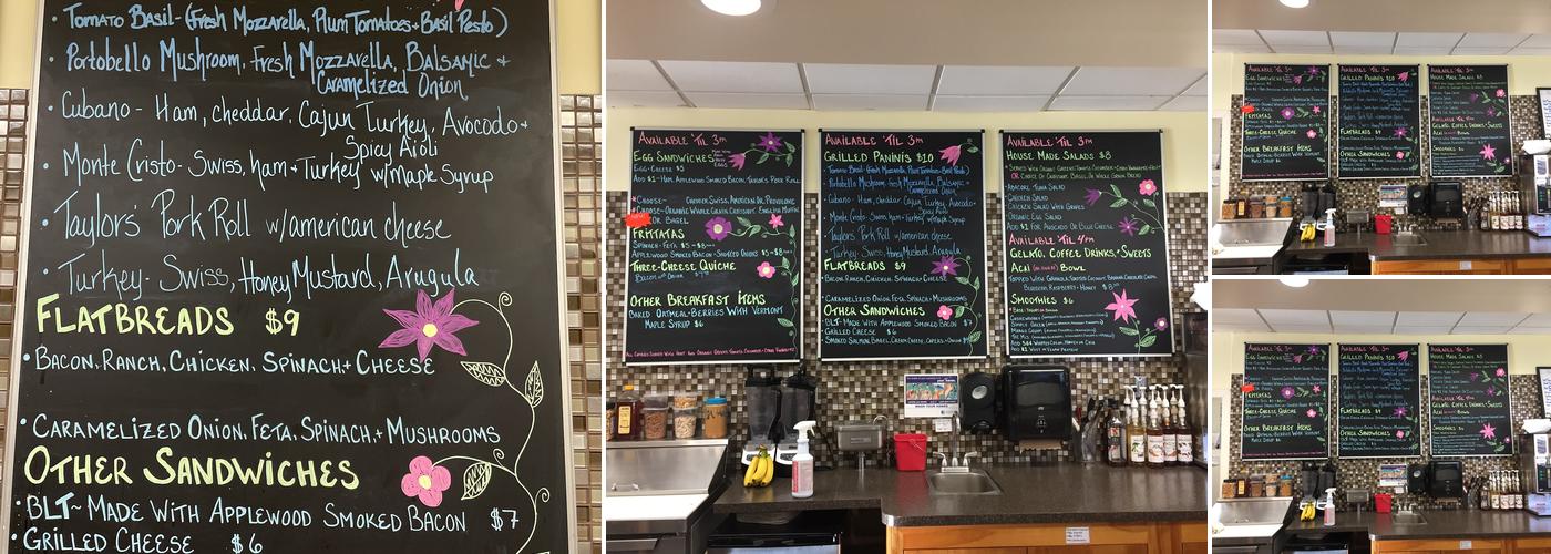 Cricket Corner Café Menu