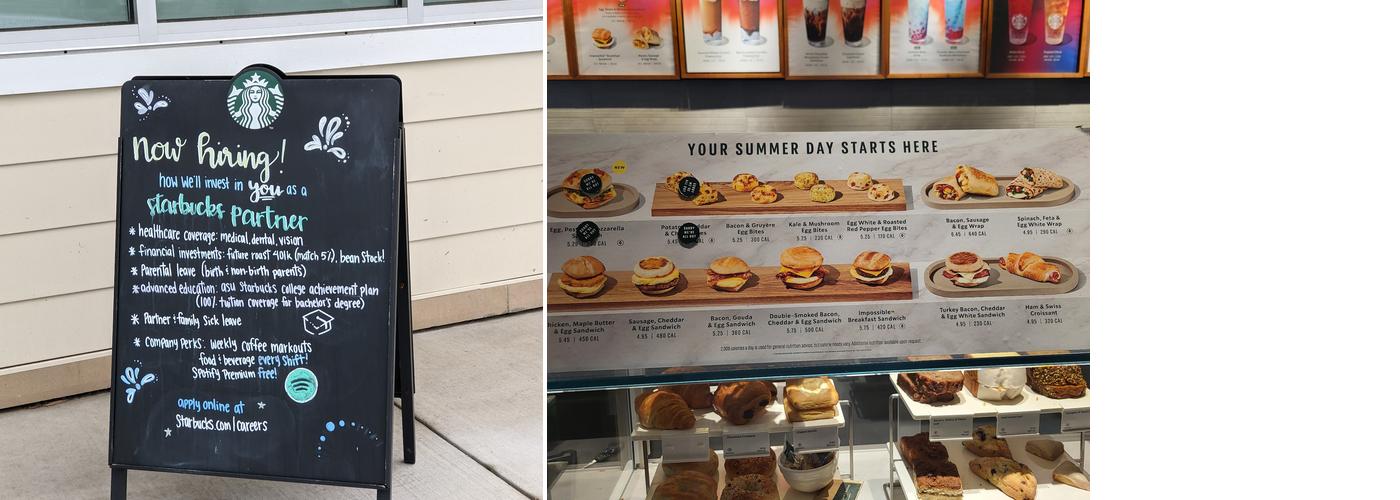 Starbucks Menu